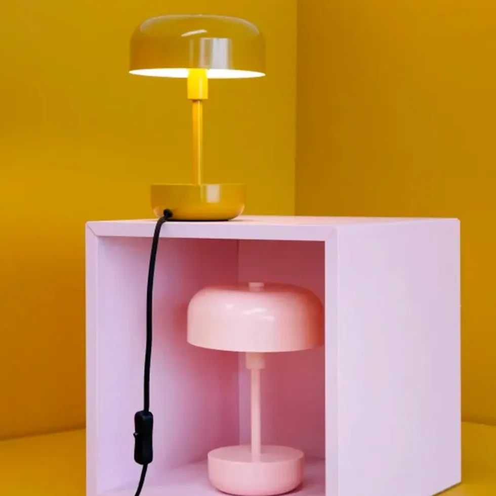 Haipot Pink Rechargeable LED Table Lamp