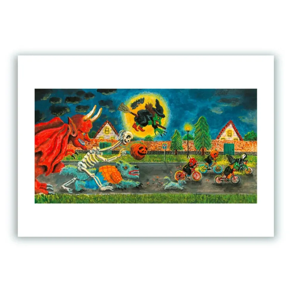 Halloween Giclée Print A3