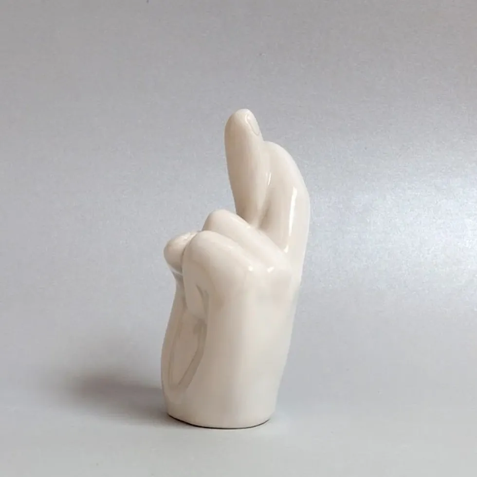 Hand Amulet Finger Cross