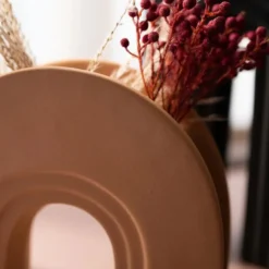 Handmade Nordic Beige Vases Dodeca