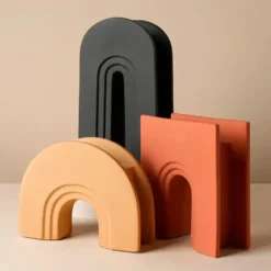 Handmade Nordic Beige Vases Dodeca