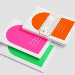 Hanji Book Passport 3pcs/set Neon Pink