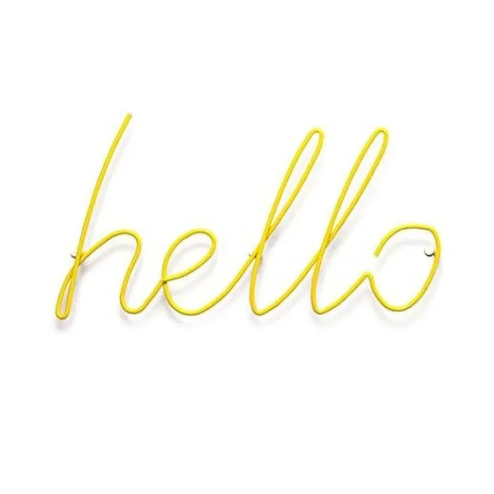 Hello Coat Rack Yellow