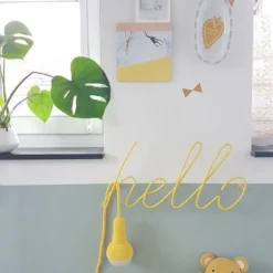 Hello Coat Rack Yellow