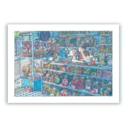 Herb Shop Giclée Print A4
