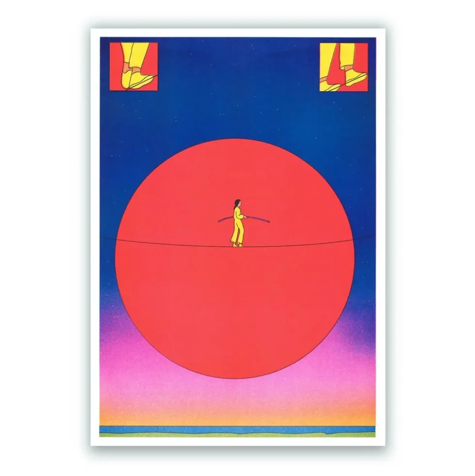 If You Could, Would You Choose To See The Future? - María Medem Risograph A3