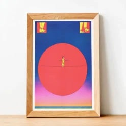 If You Could, Would You Choose To See The Future? - María Medem Risograph A3