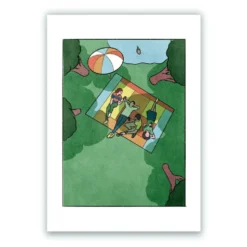 In the Park Giclée Print A5