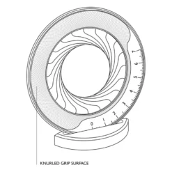 Iris Brass and Steel Drawing Compass