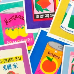 Japanese box of matches Risograph