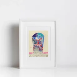 Kong Cafe and Bar Giclée Print A4