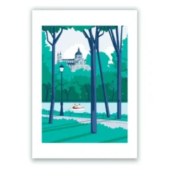 Lago Casa de Campo Giclée Print