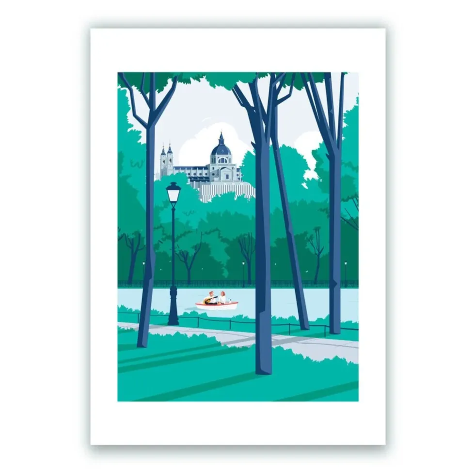 Lago Casa de Campo Giclée Print