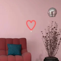 Lamp Led Neon - Heart Red