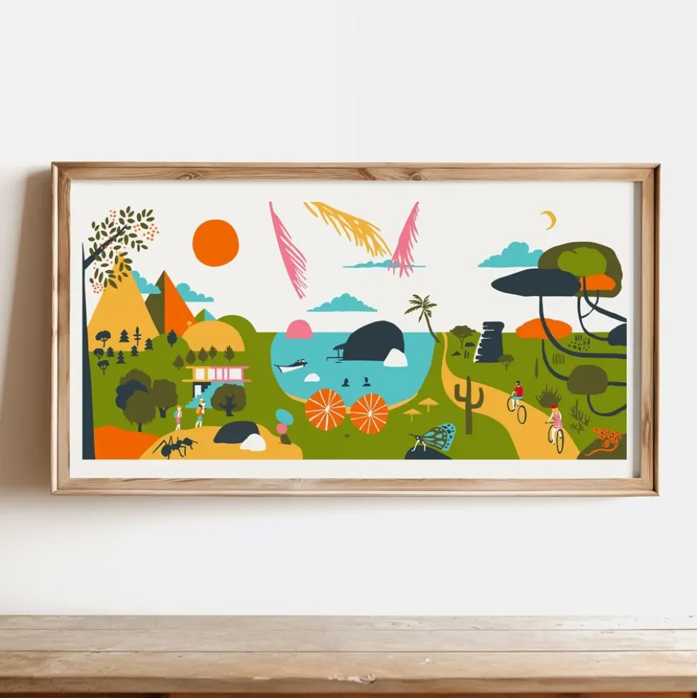 Landscape La Buena Vida Giclée Print