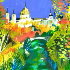 La Ribera del Manzanares Giclée Print A5