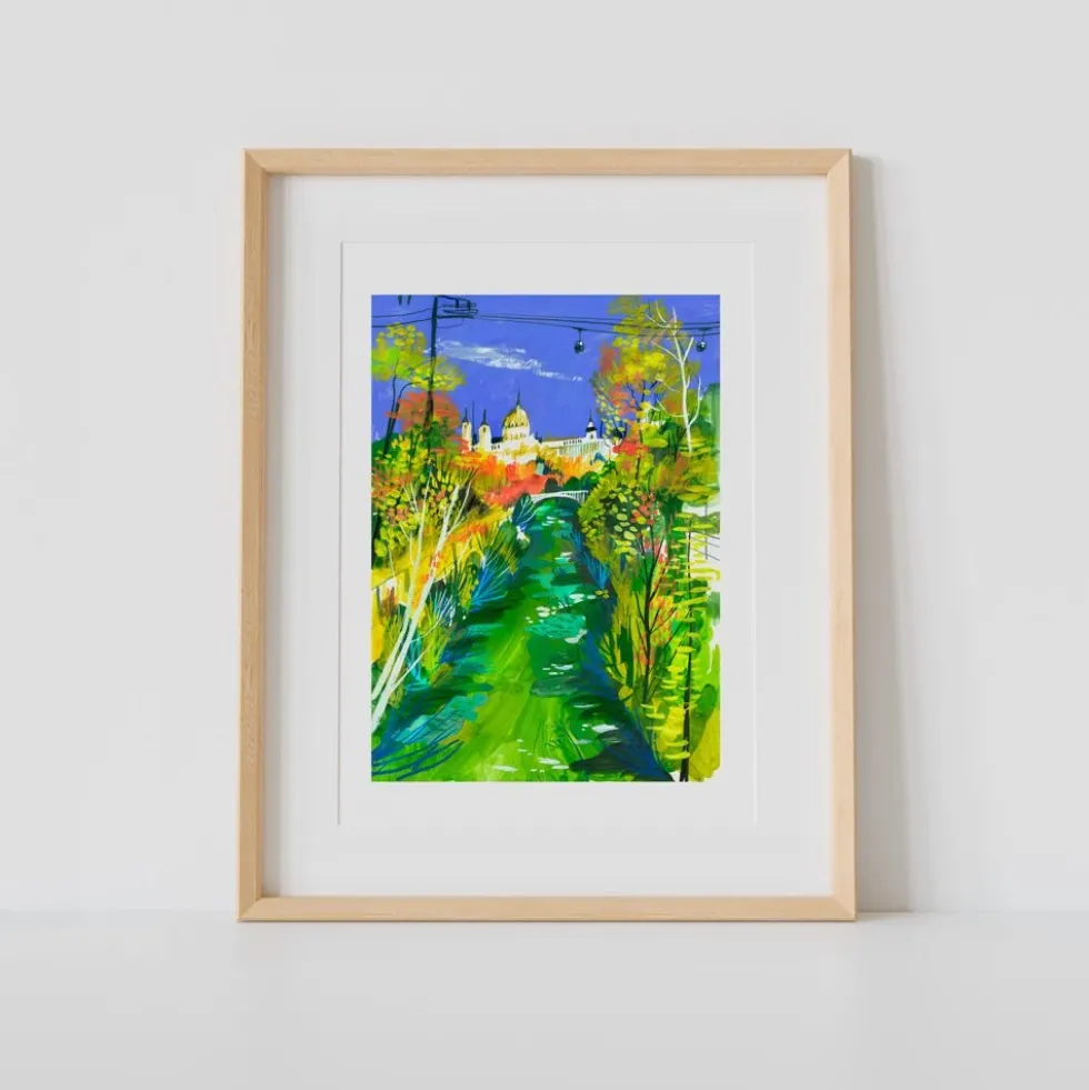 La Ribera del Manzanares Giclée Print A5