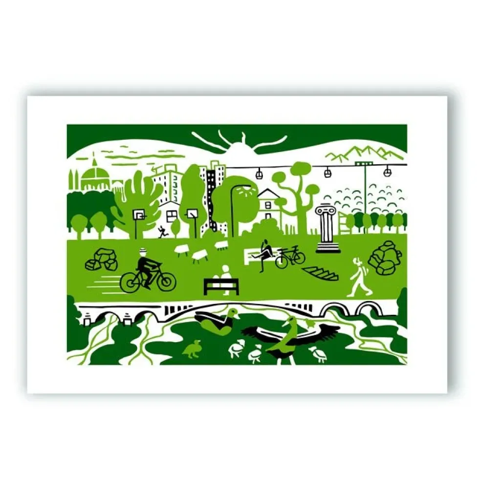 La Ribera del Manzanares Giclée Print
