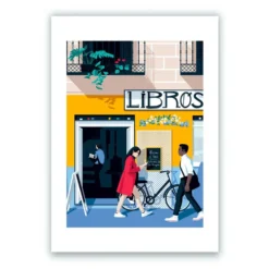 Libreria Libros Giclée Print