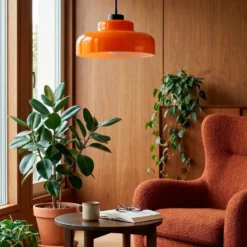 Ligo Retro Pendant Lamp - Orange