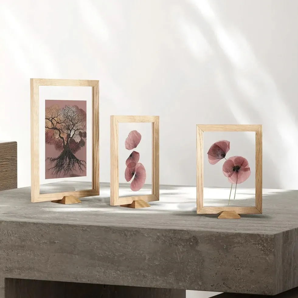 Linia Frame A4 Oak Incl Frame Stand