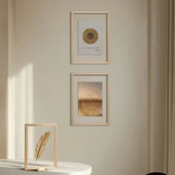 Linia Frame A5 Oak Incl Frame Stand