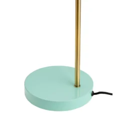 Lámpara de mesa Ocean en color Curry Turquesa Latón