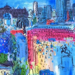 Madrid at Night Giclée Print