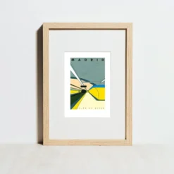 Madrid - Estación de Metro Giclée Print A5