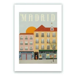 Madrid Giclée Print