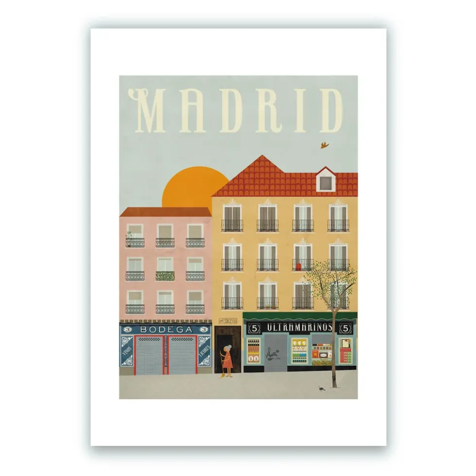 Madrid Giclée Print