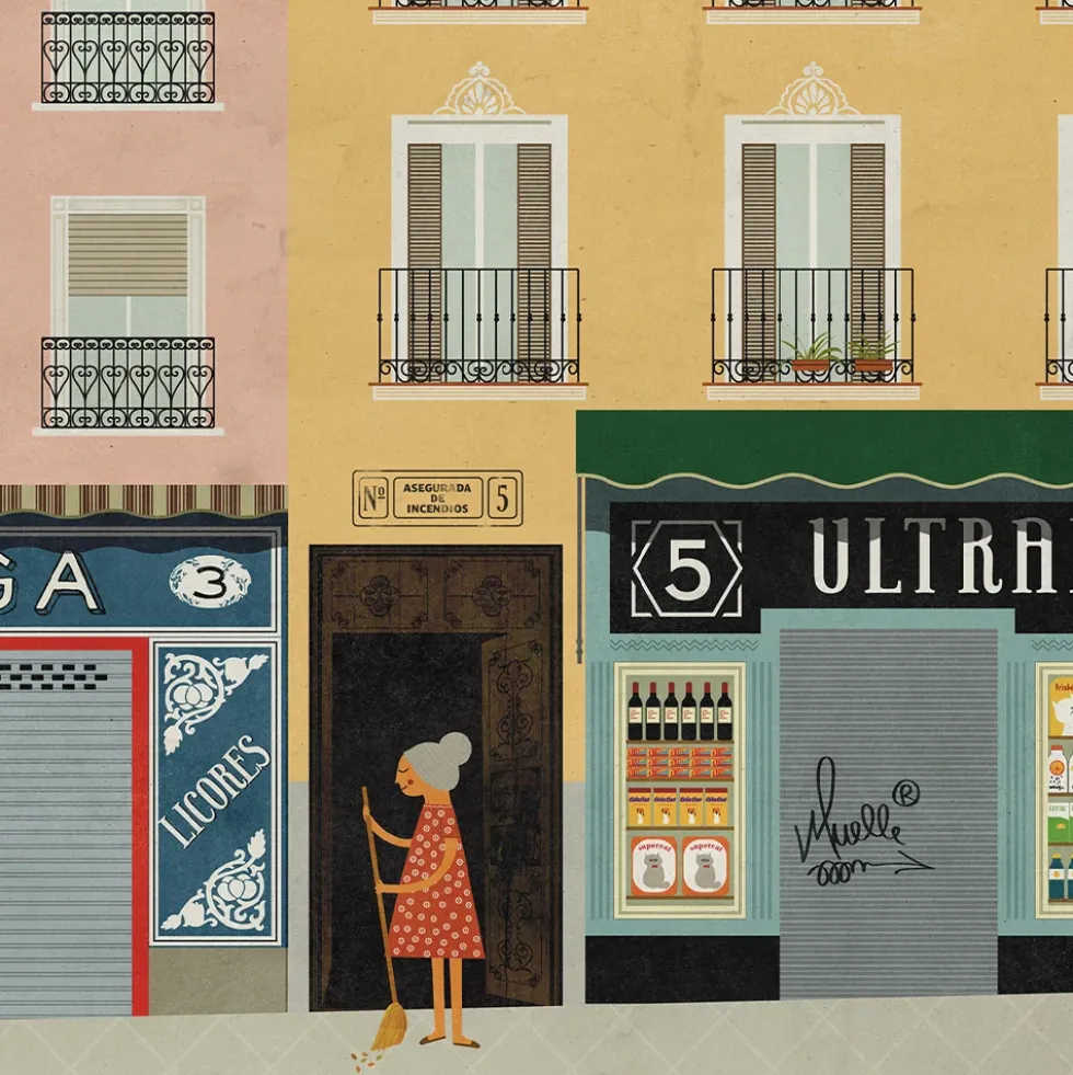 Madrid Giclée Print