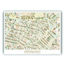 Madrid Map - Barrio de las Letras