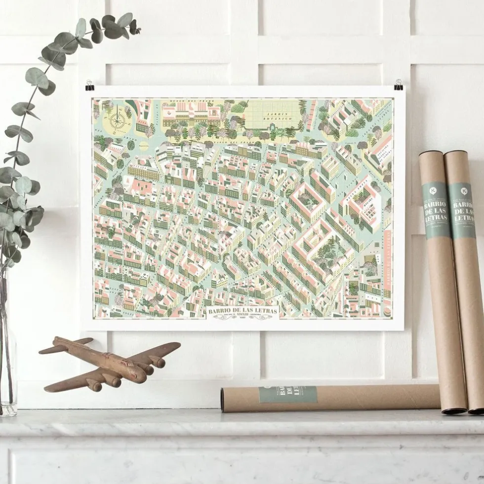 Madrid Map - Barrio de las Letras