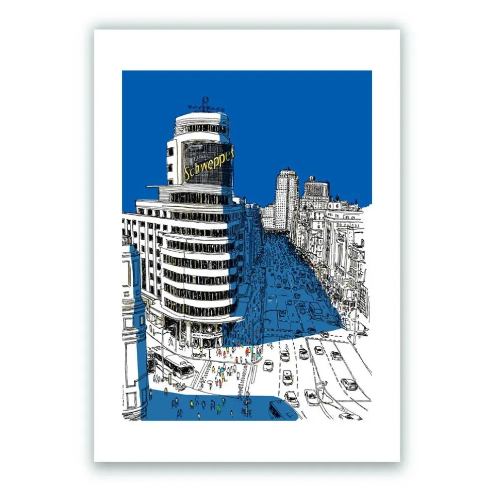 Madrid Schweppes Giclée Print