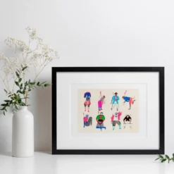 Malabares con Fuego Giclée Print