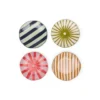 Marley Appetizer Plates - Stripes (set of 4)