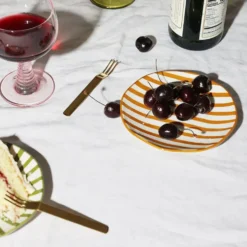Marley Appetizer Plates - Stripes (set of 4)