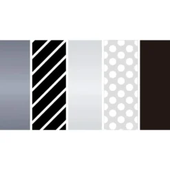 Masking Tape Gift Box 5 Pieces Monotone 3
