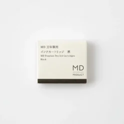 MD Cartridge for MD Fountain Pen Black (set of 6)