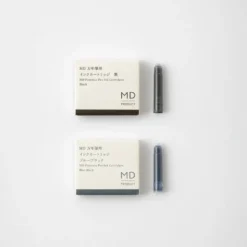 MD Cartridge for MD Fountain Pen Black (set of 6)