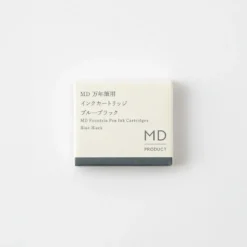 MD Cartridge for MD Fountain Pen Blue-Black (set of 6)
