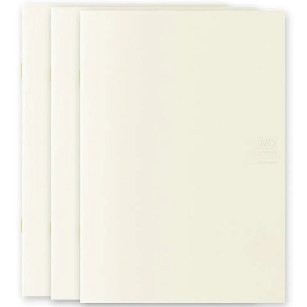 MD Notebook Light A5 Blank (Pack of 3)