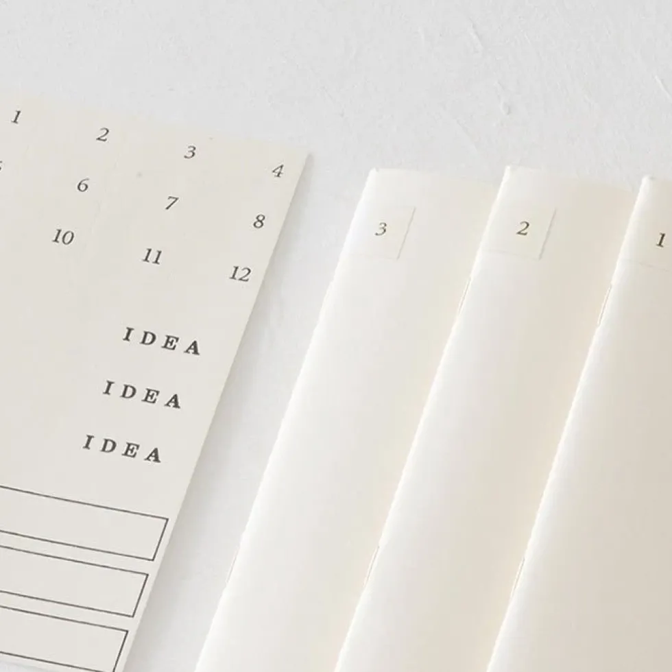 MD Notebook Light A5 Blank (Pack of 3)