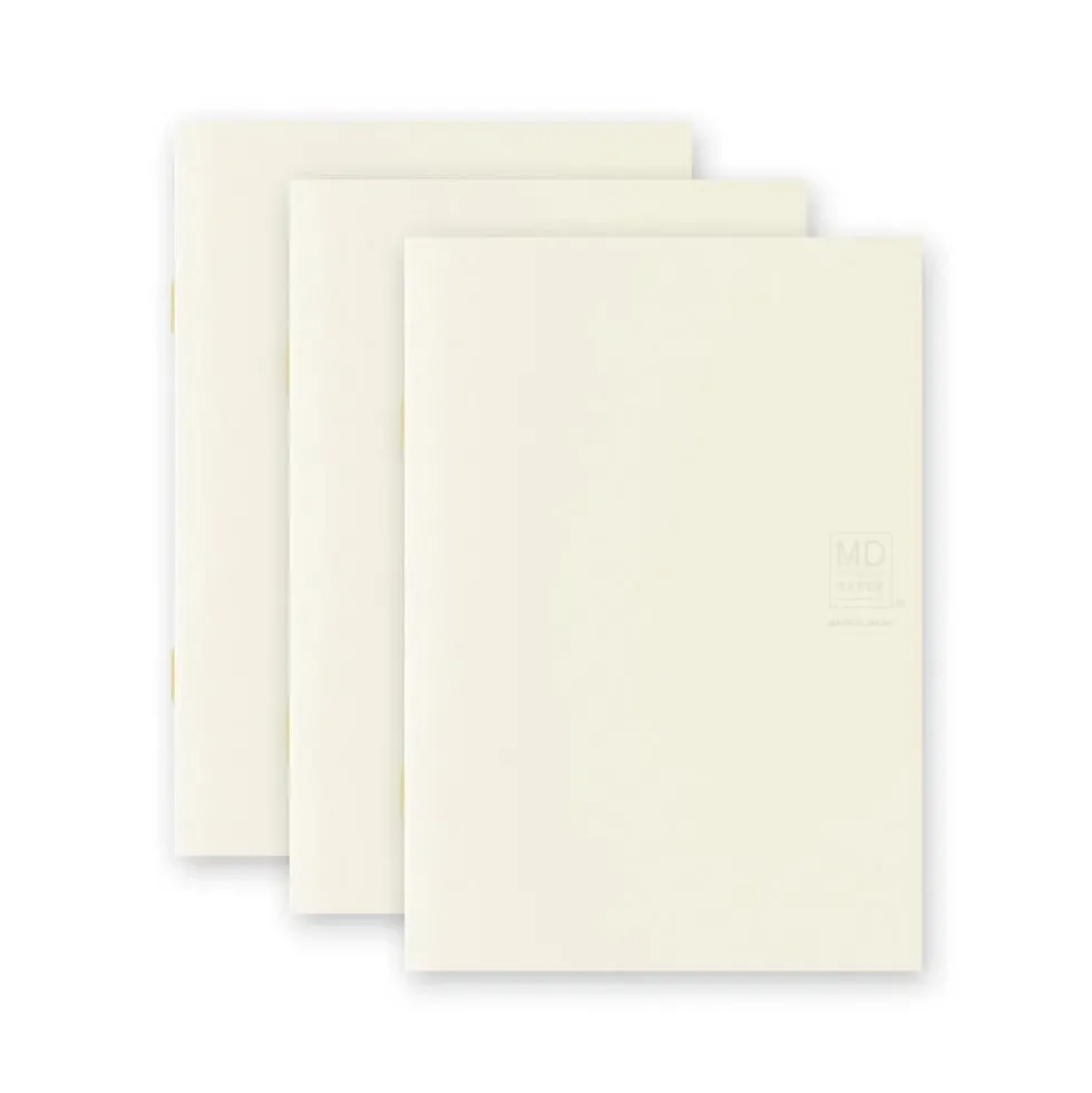 MD Notebook Light A6 Gridded (set of 3)