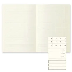 MD Notebook Light A5 Gridded (set of 3)