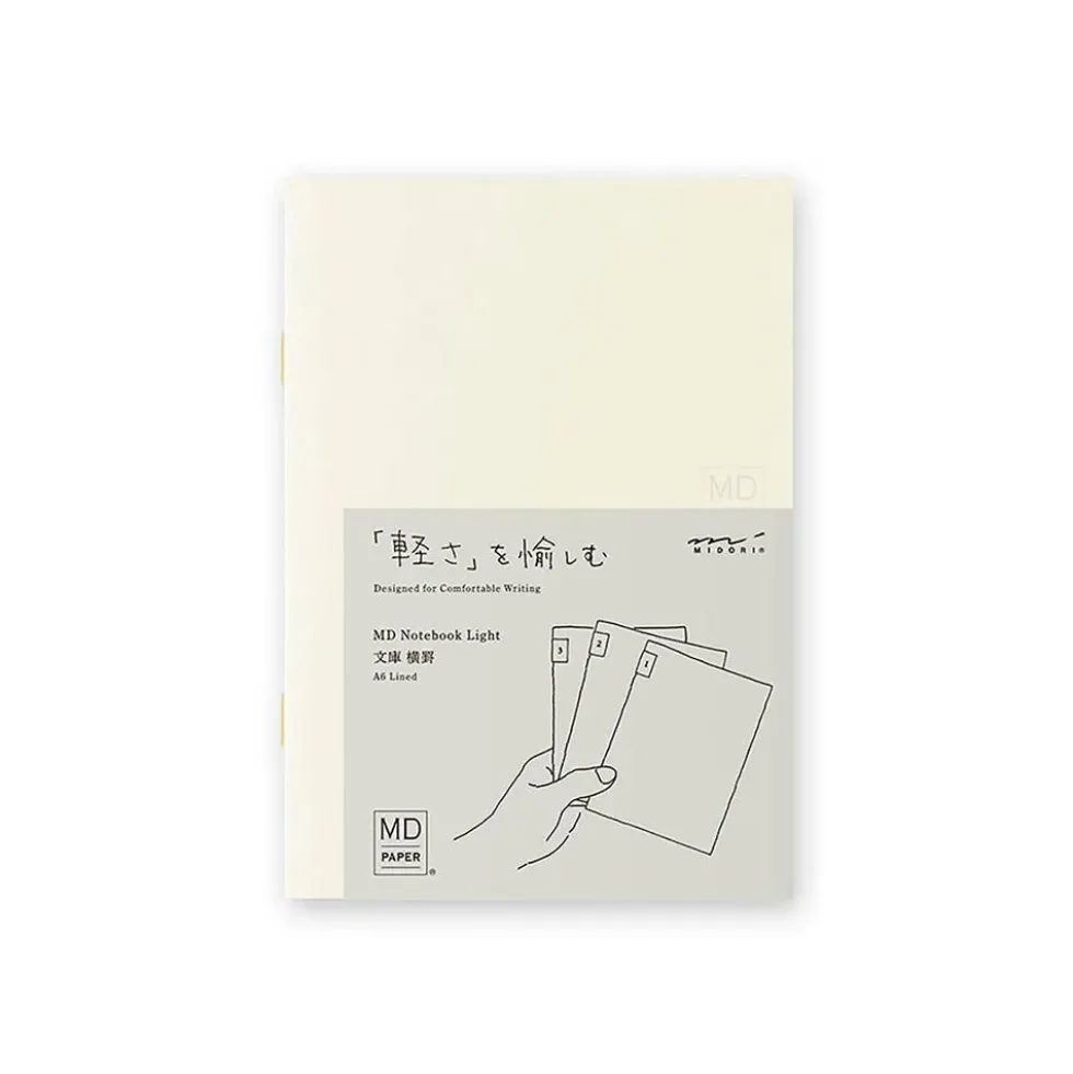 MD Notebook Light A6 (set of 3)