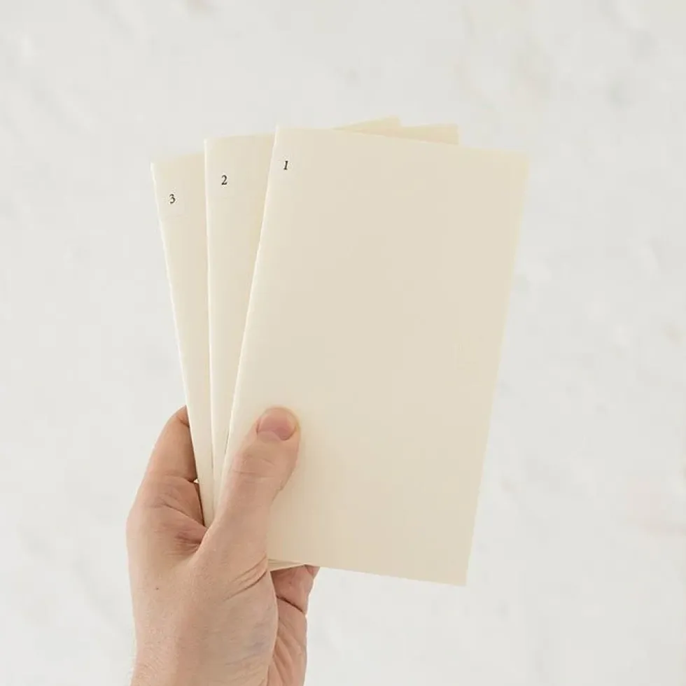 MD Notebook Light B6 Slim Blank (Pack of 3)