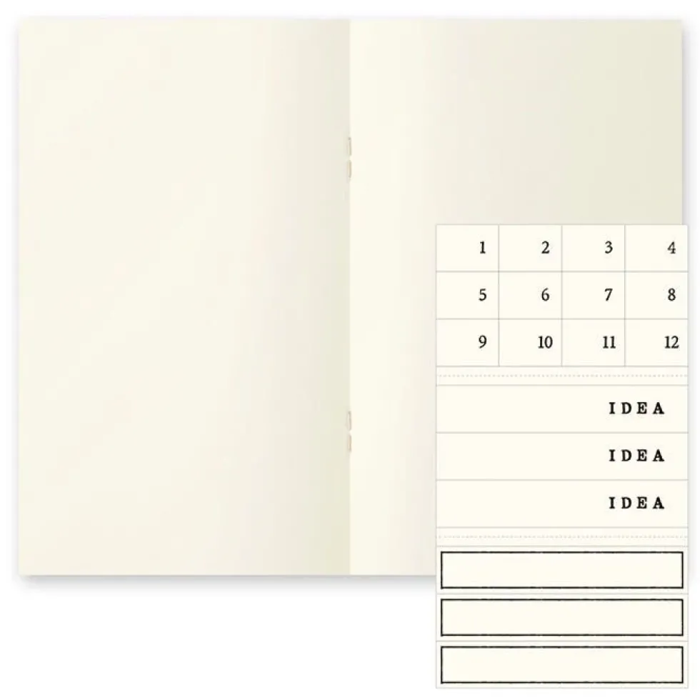 MD Notebook Light B6 Slim Blank (Pack of 3)