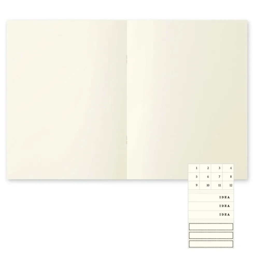 MD Notebook Light Variant A4 Blank (set of 3)